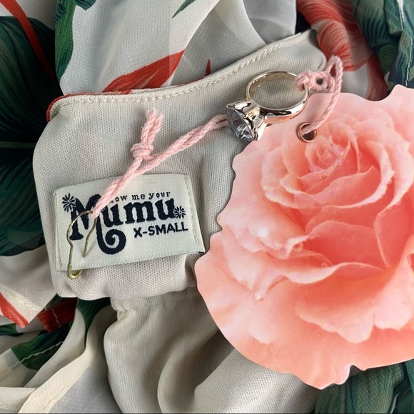 Show Me Your Mumu Caitlin Ruffle Maxi Dress XS - Picture 3 of 7